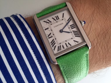 cartier tank solo leather strap replacement