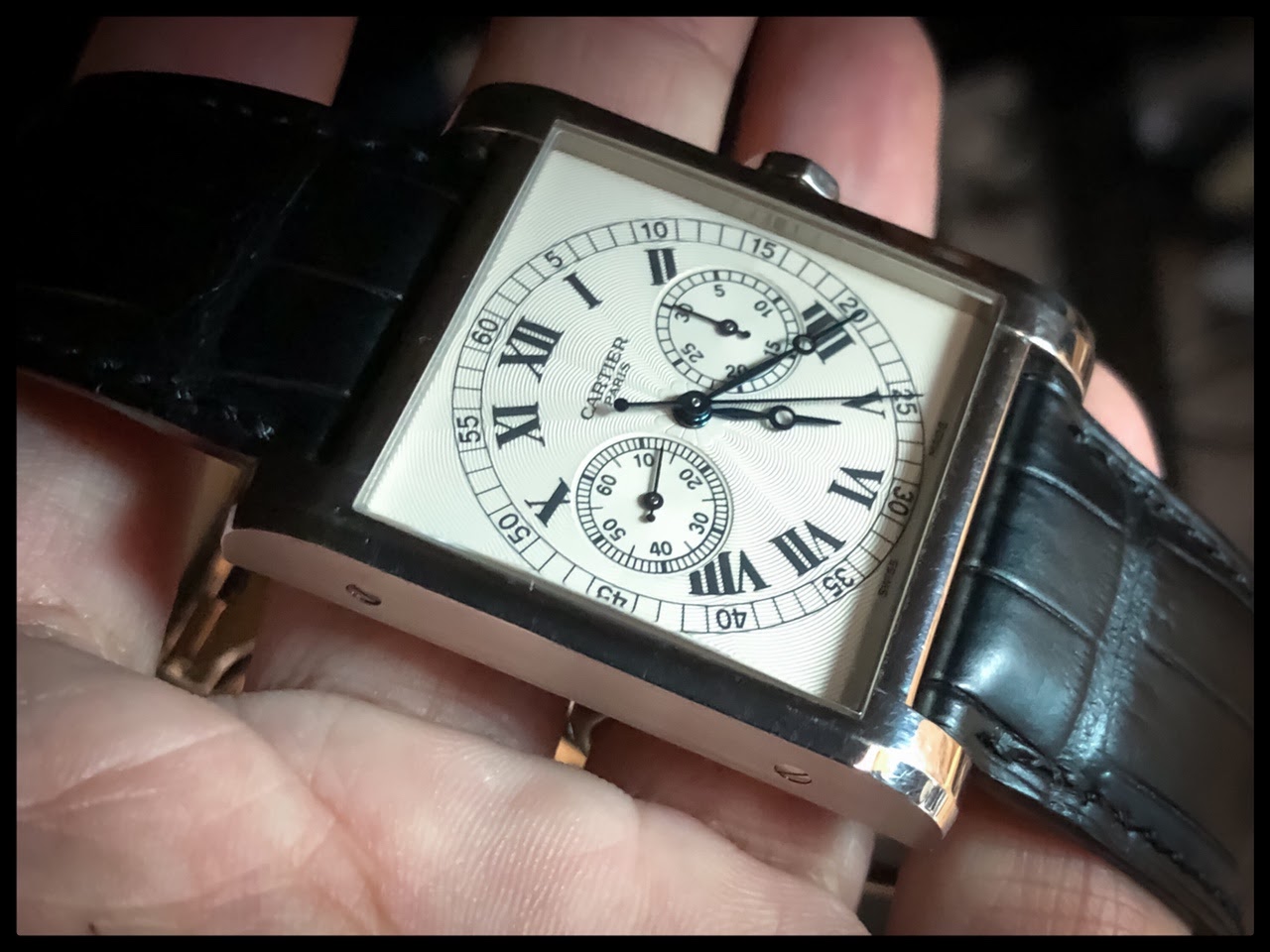 cartier tank monopoussoir