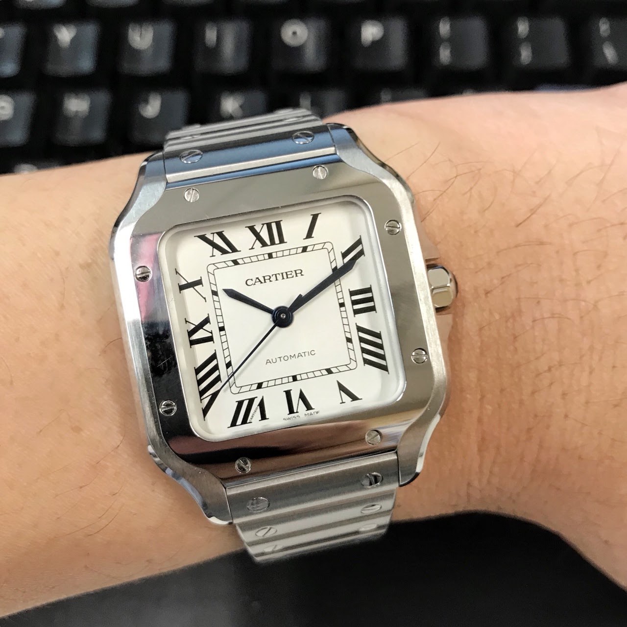 cartier square watch