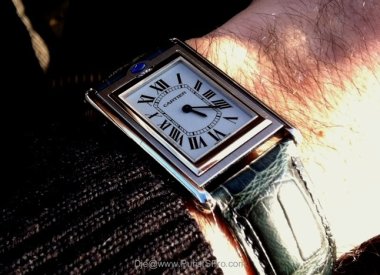 cartier tank basculante occasion