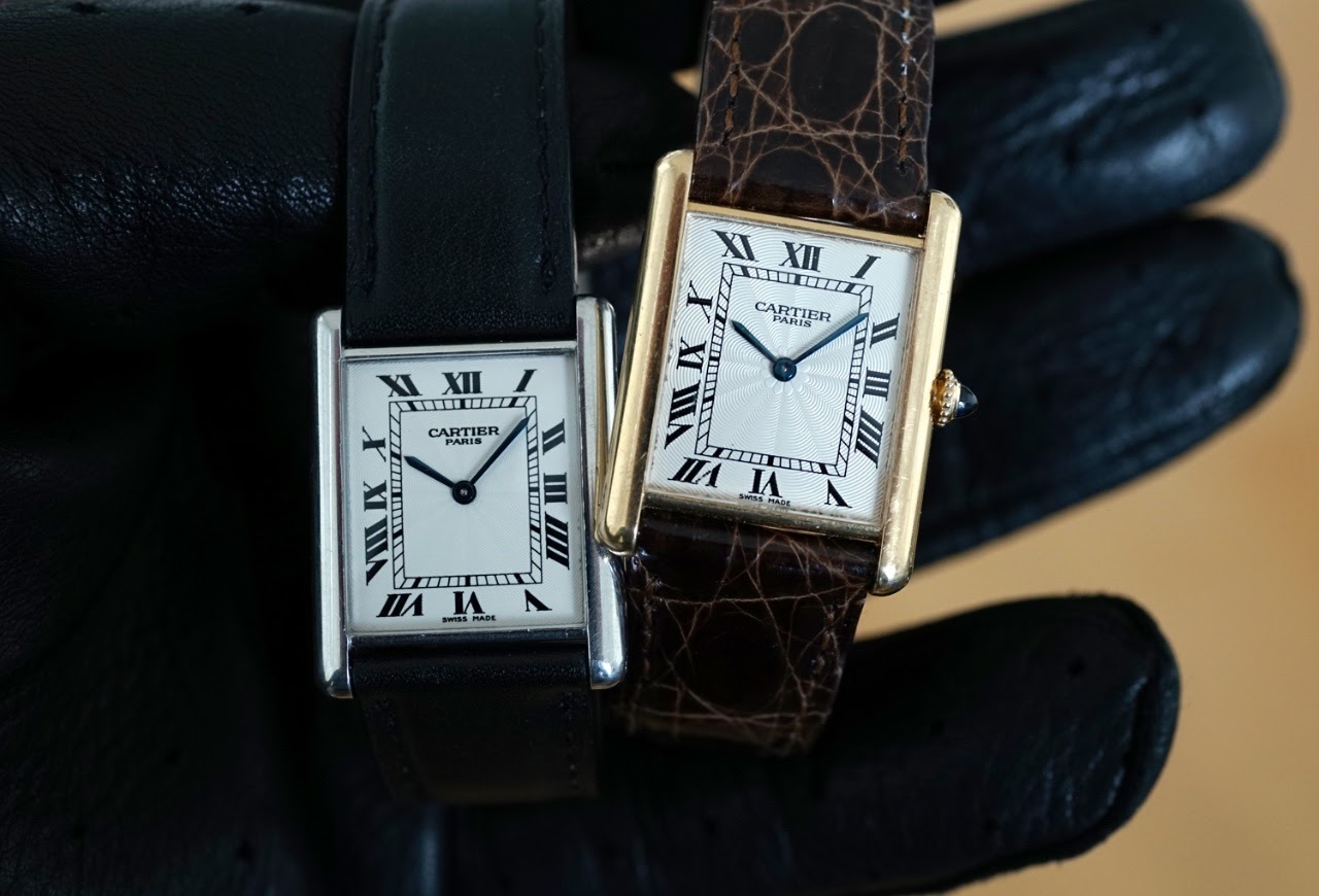 cartier tank paris dial