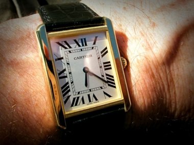 Cartier - A Tribute To The Tank Solo: my first gold watch