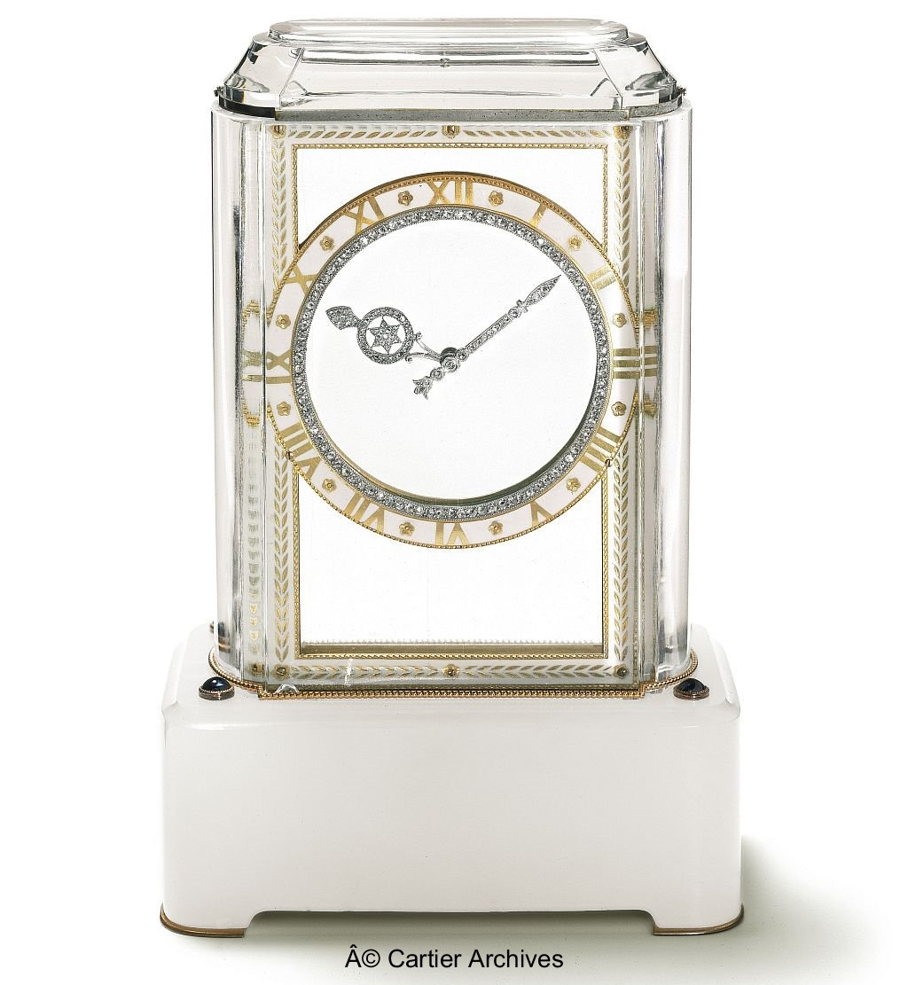 cartier temple clock