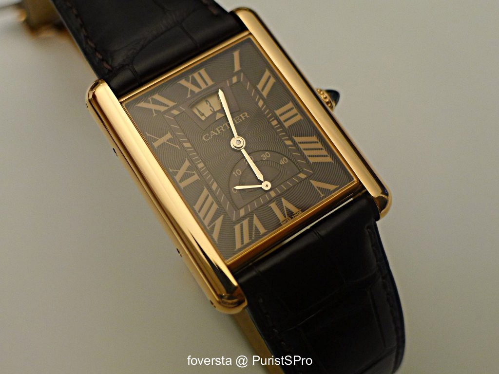 Cartier Tank Louis XL Power Reserve Rose Gold Mens Watch