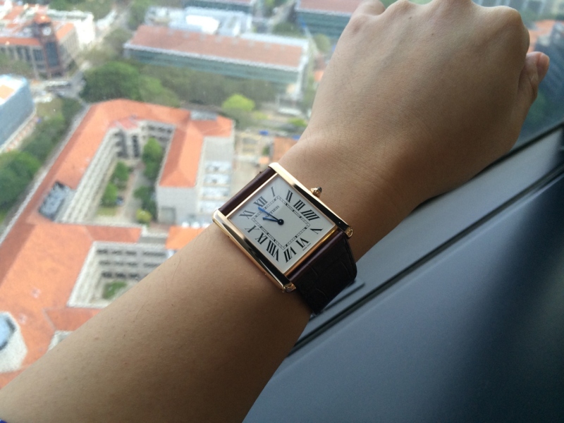 cartier tank solo rose gold review