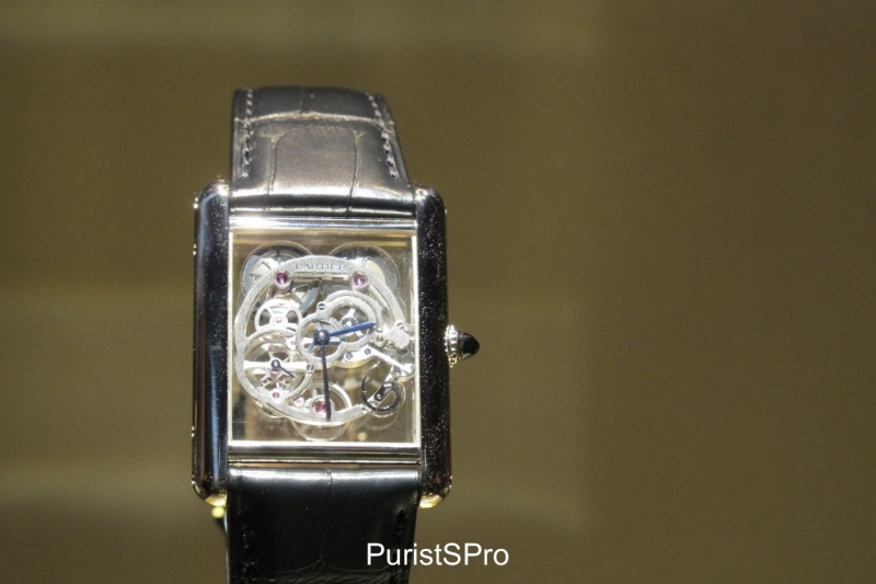 A very interesting watch - Tank Louise Cartier Sapphire Skeleton