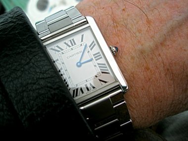 bracelet cartier tank solo