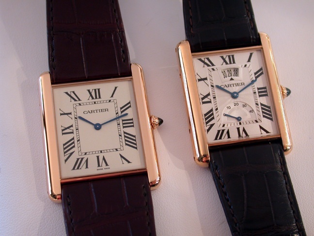 Cartier Tank Louis and Solo Sizes Showcase