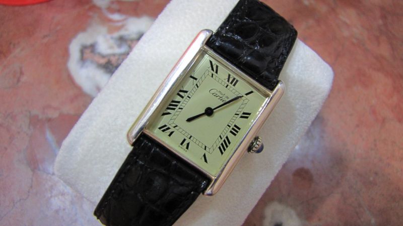 must de cartier tank watch history