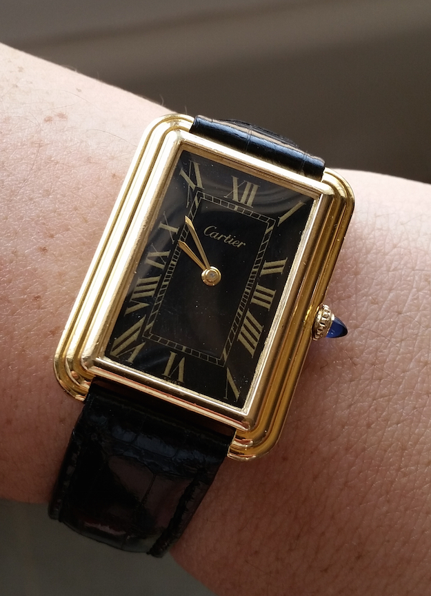 cartier stepped tank