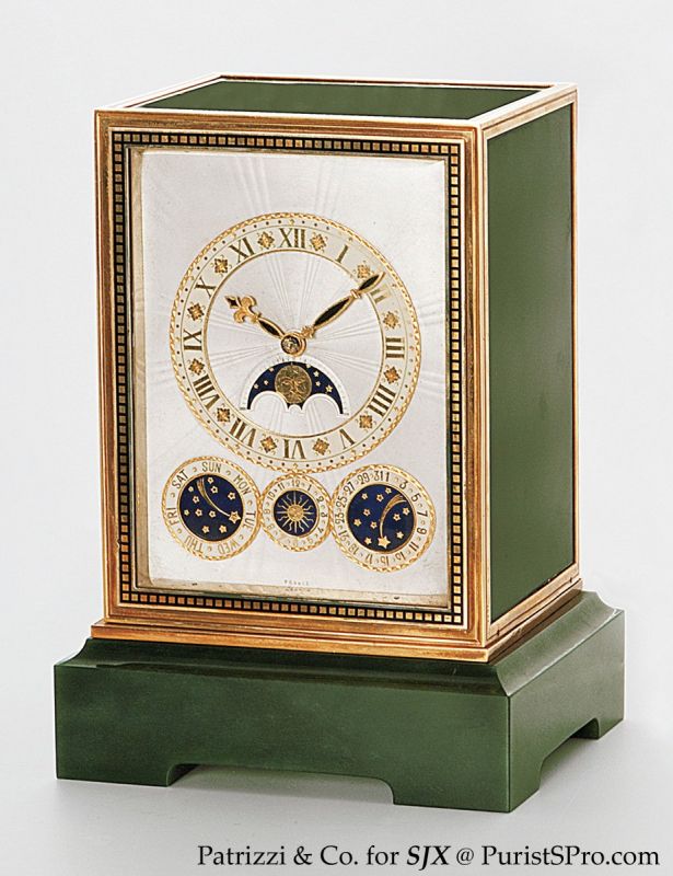 cartier comet clock