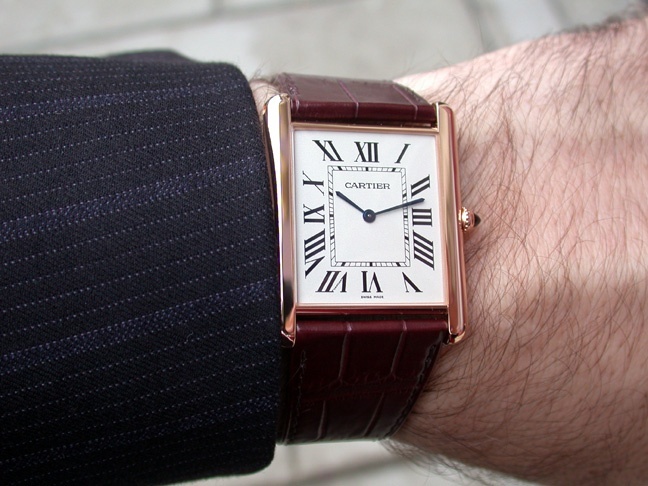 Cartier Tank Louis Cartier Watch, Small Model, Manual Winding, Rose Gold