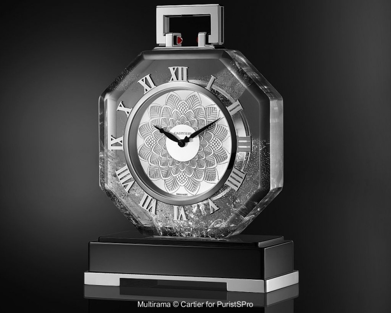 cartier egyptian clock