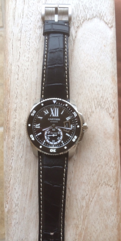 cartier calibre rubber strap replacement