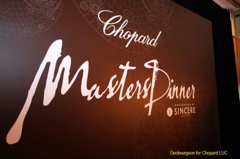 Chopard Masters Dinner Singapore: L.U.C. Lunar One