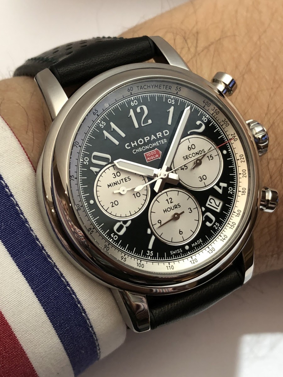 Chopard mille shop miglia leather strap