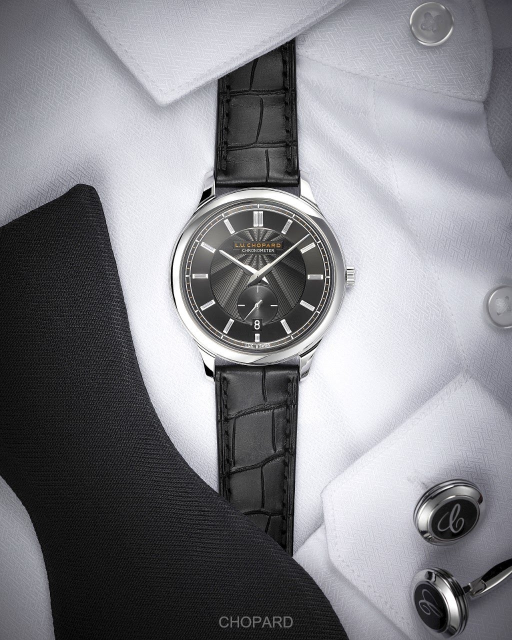 The Chopard L.U.C. XPS 1860 Officer (1 of 50) challenges the very