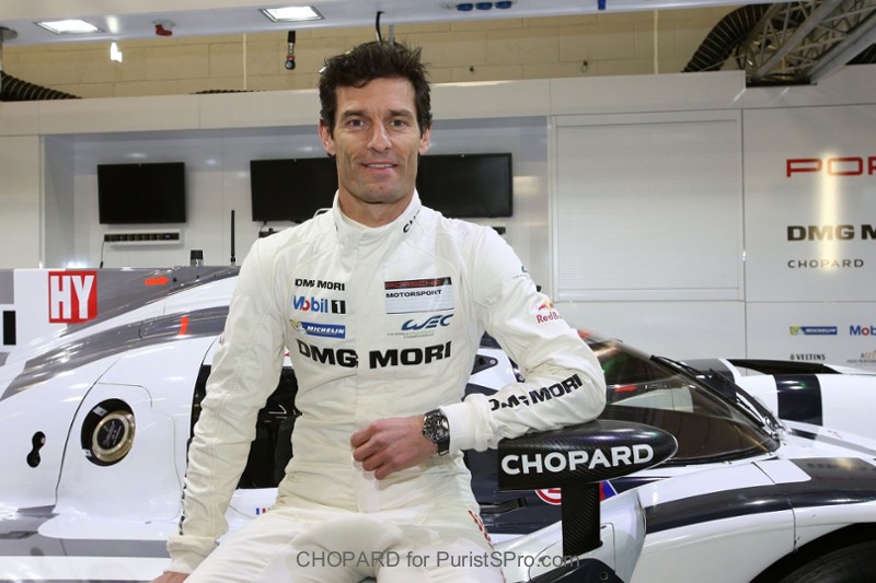 Mark Webber: Chopard Ambassador & Porsche Motorsport