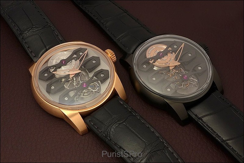 Girard-Perregaux Neo-Tourbillon Pink Gold vs. DLC