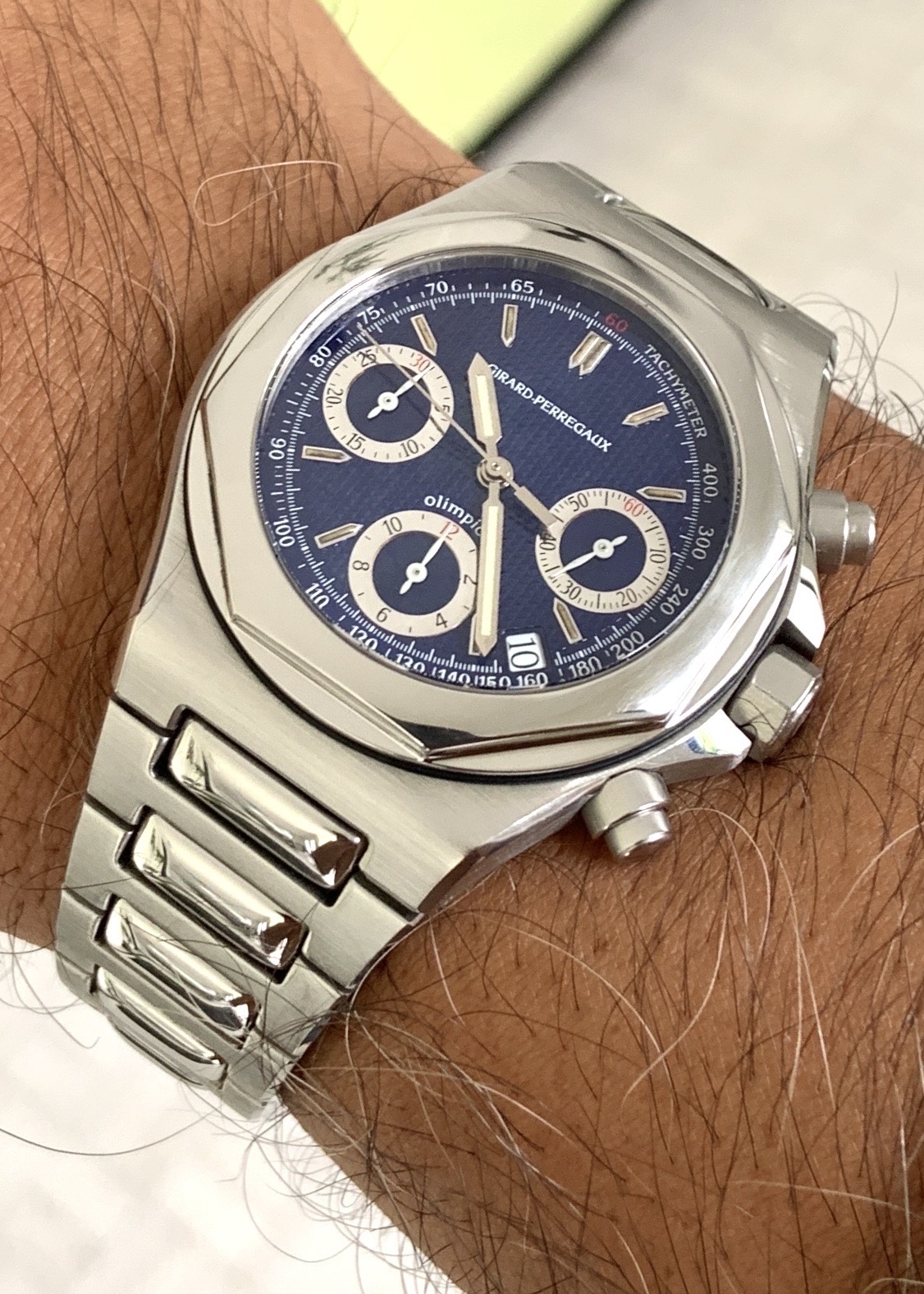 Girard Perregaux - Laureato-Olimpico Chronograph Blue Dial
