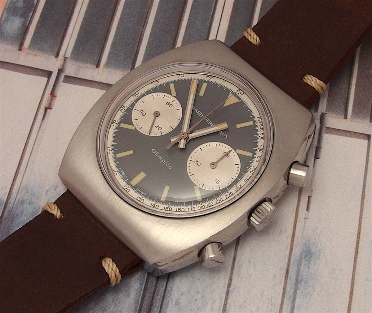 Girard Perregaux - Two fresh shots of the Girard-Perregaux Olimpico 9245 FA