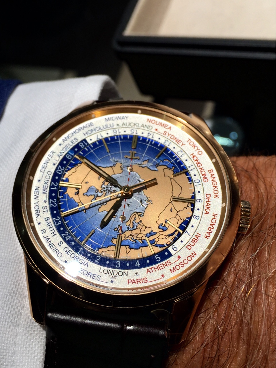 JLC Geophysic UT at Jaeger LeCoultre boutique Beverly Hills