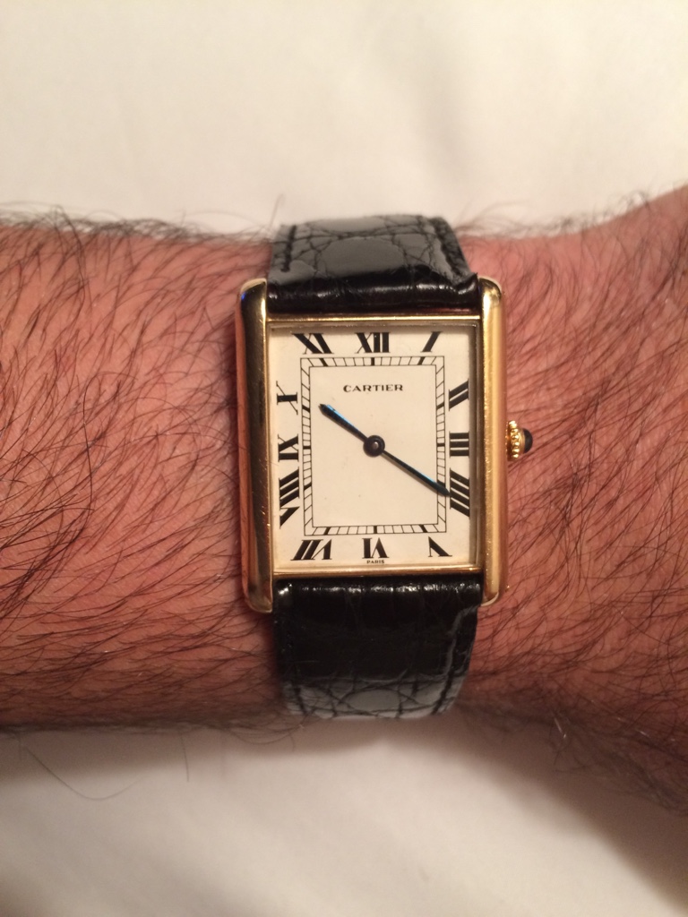 cartier tank jumbo automatic