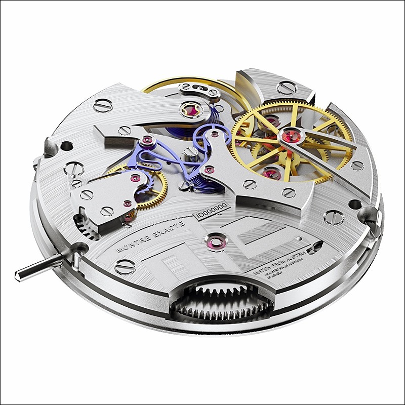 Montre Exacte Vierteluhr Jumping Quarter-Minute