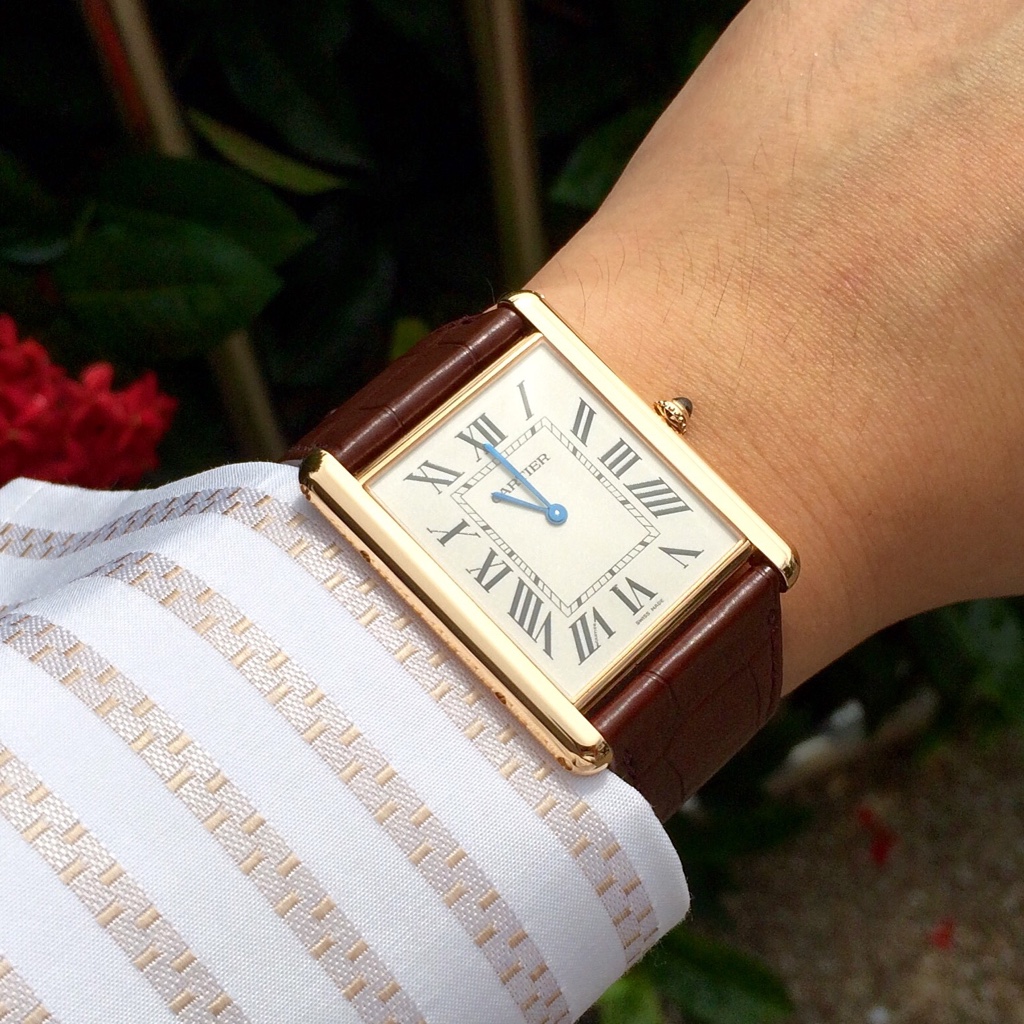 Cartier - Cartier Tank Louis Cartier Ultra Thin XL - my favourite wrist  shot so far