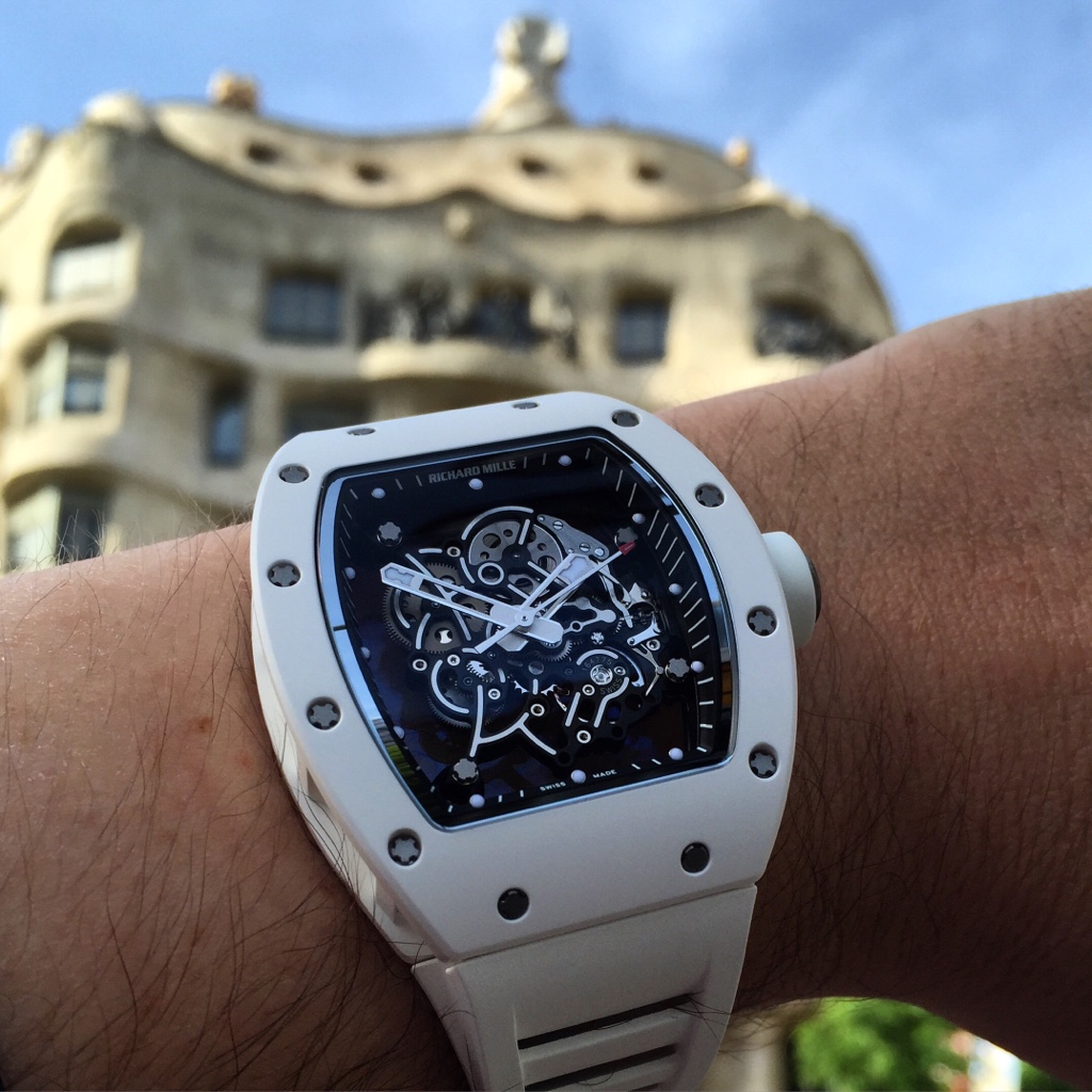 A Richard Mille Bubba Watson in Barcelona