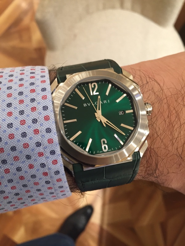 bulgari octo green dial