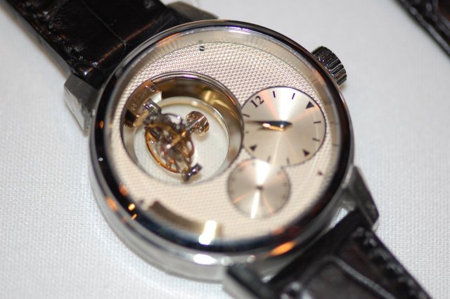 Three-axis tourbillon in action