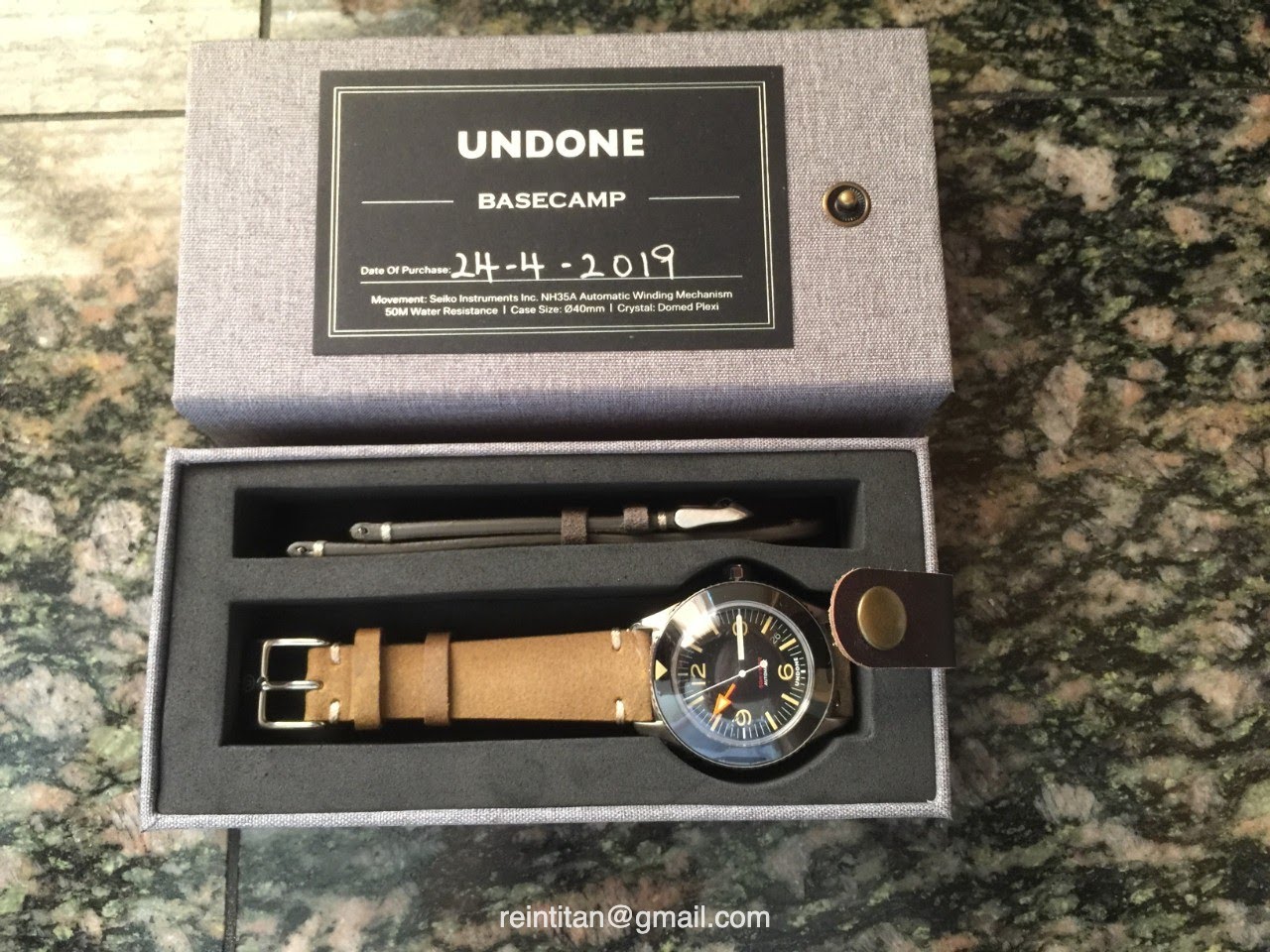 Horological Meandering Unboxing The Undone Basecamp