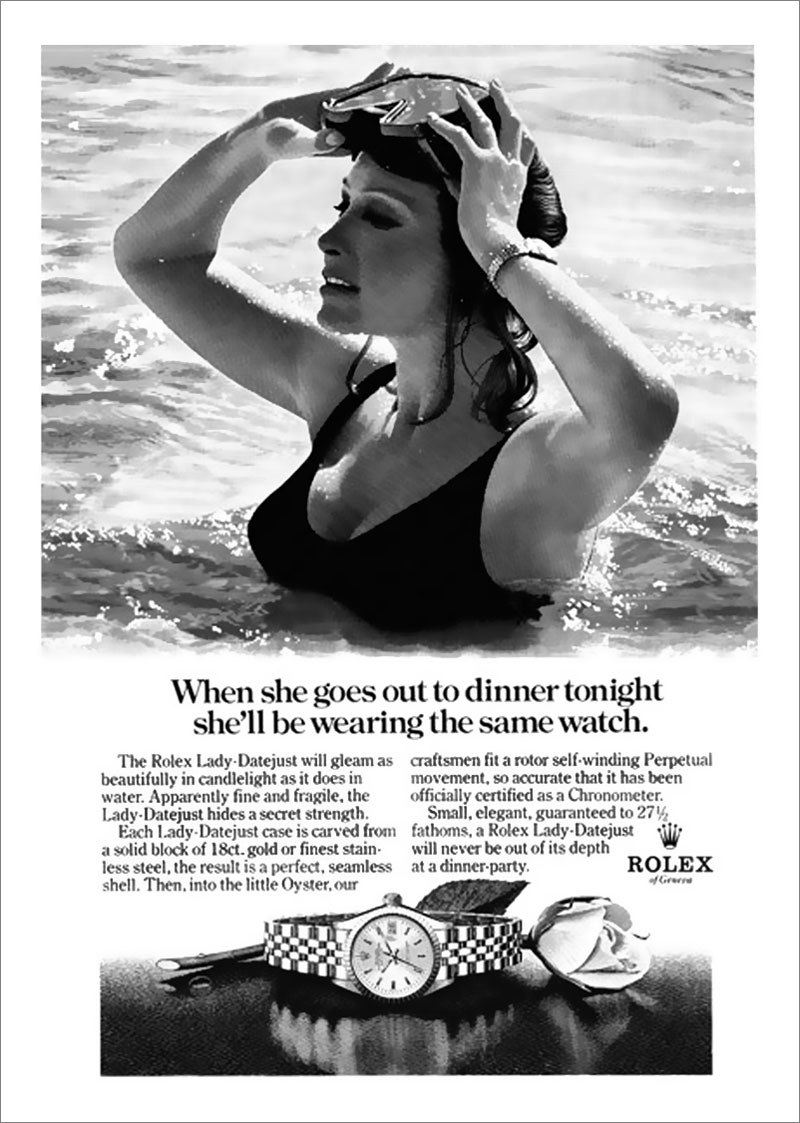 Rolex advertisement