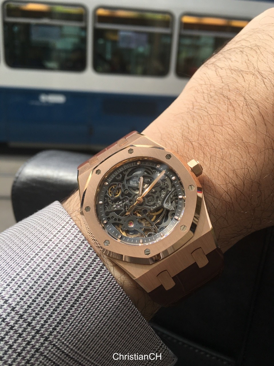 Audemars Piguet Royal Oak 15305OR Skeleton Rose Gold *Full Set*