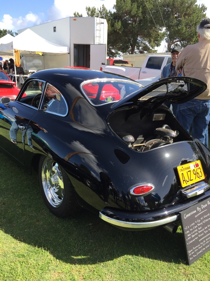 This porsche 356 had an engine that stsrted as a 6 cyl but it had two cyl lobbed off. 