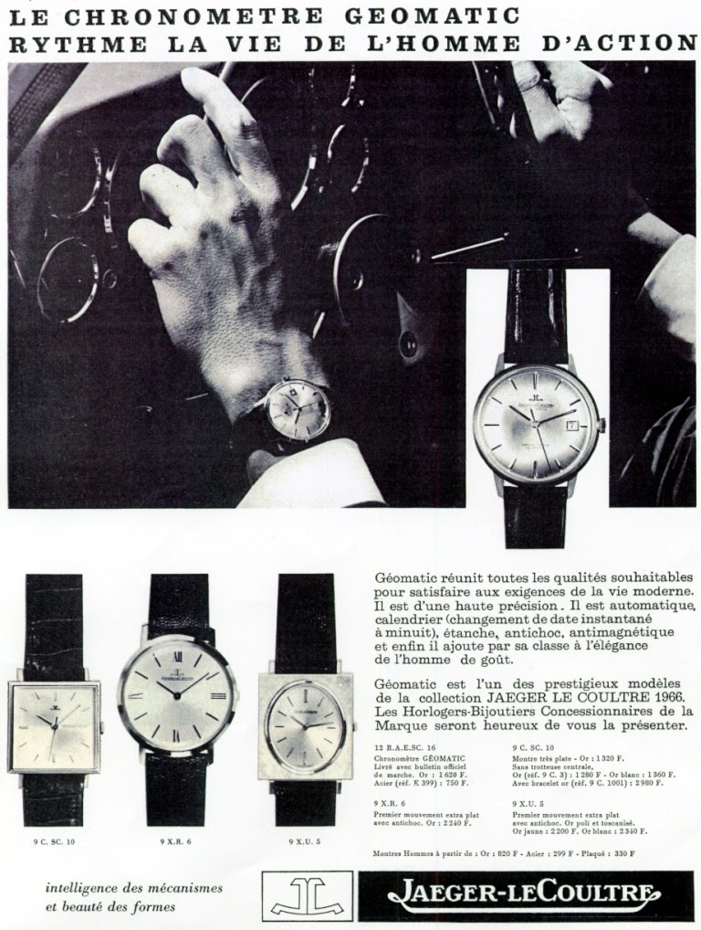 JLC When advertising inspires you Jaeger Lecoultre Geomatic