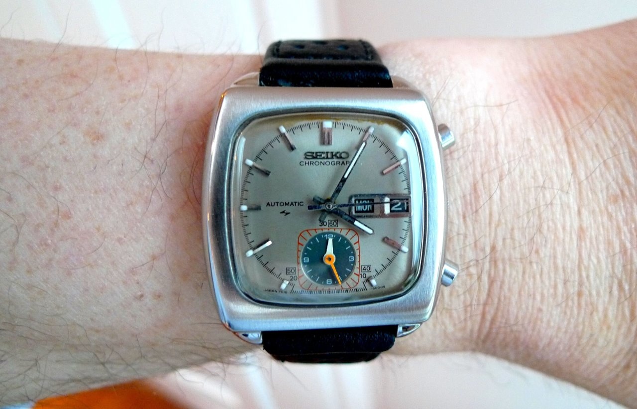 Seiko - the elusive Seiko 7016 Monaco. Years ahead of its time.