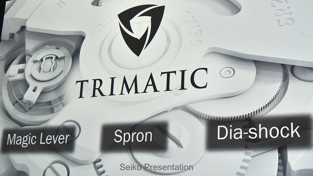 Three inventions for the Trimatic logo