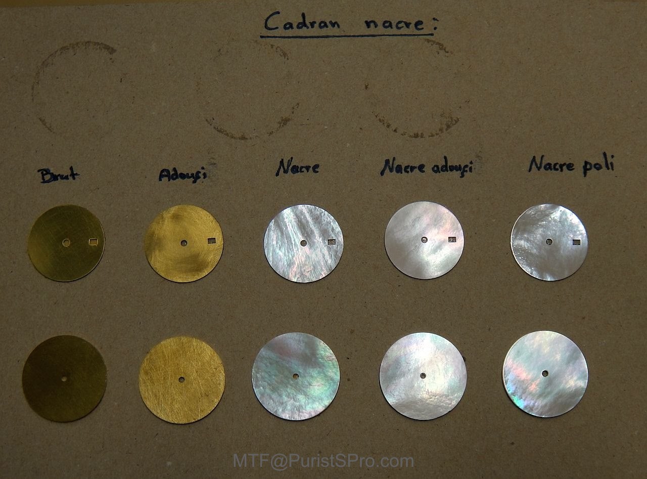 Selection of mother-of-pearl