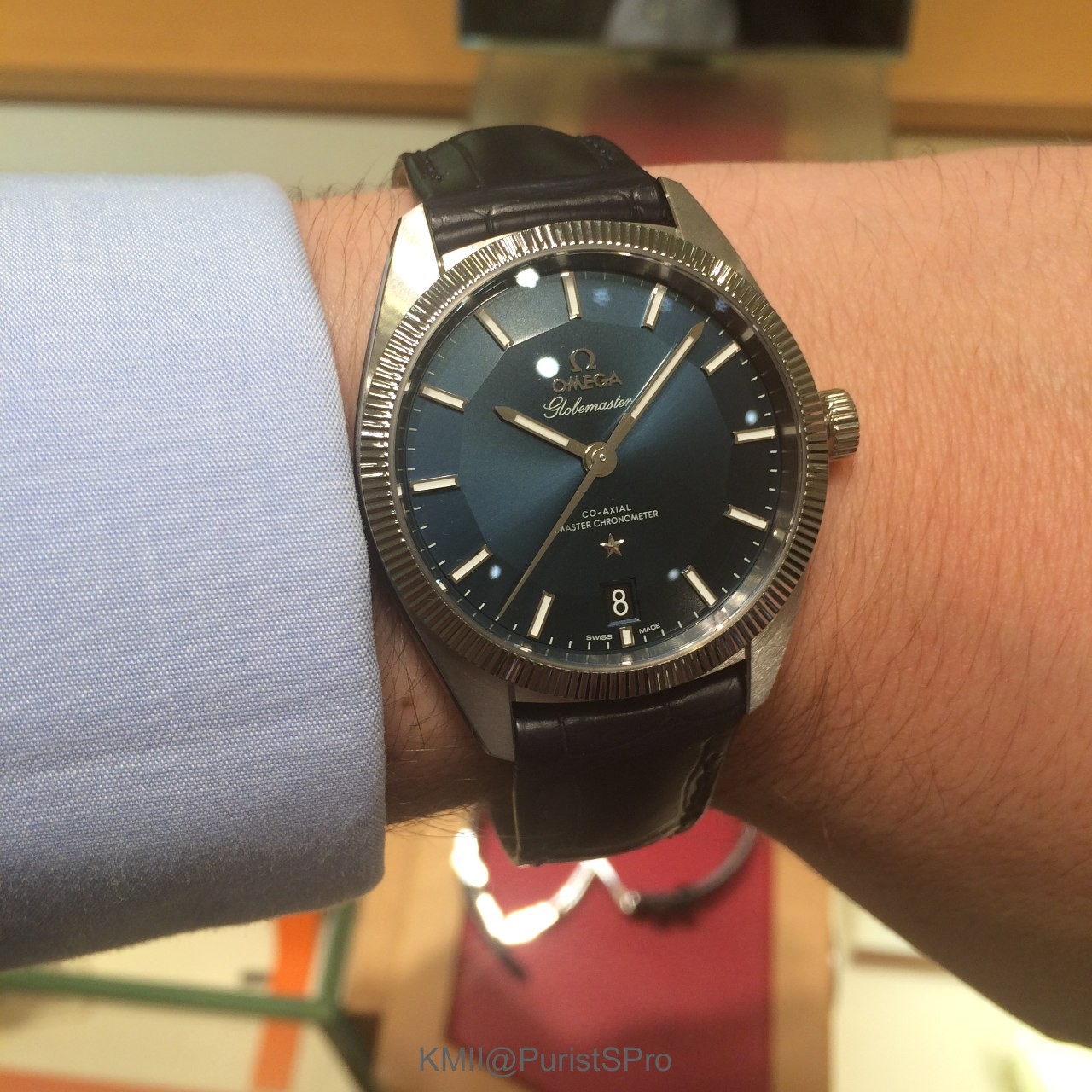 omega globemaster wrist