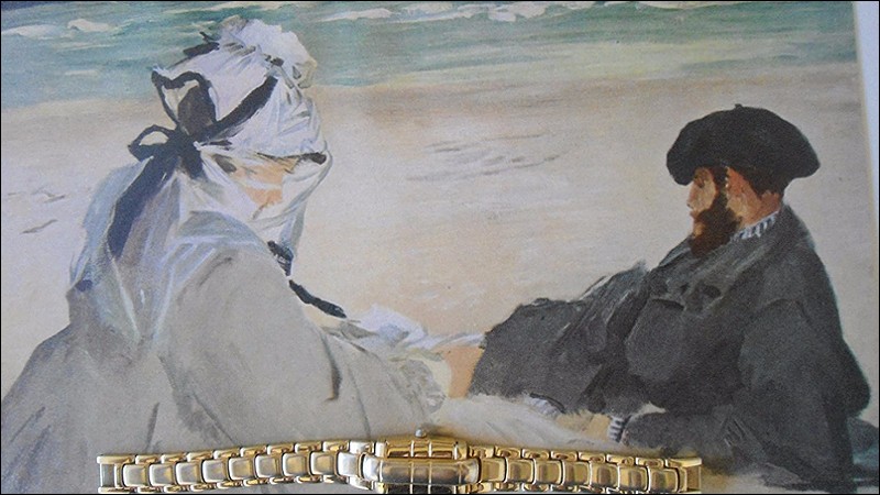 Sur La Plage 1873 by Edouard Manet