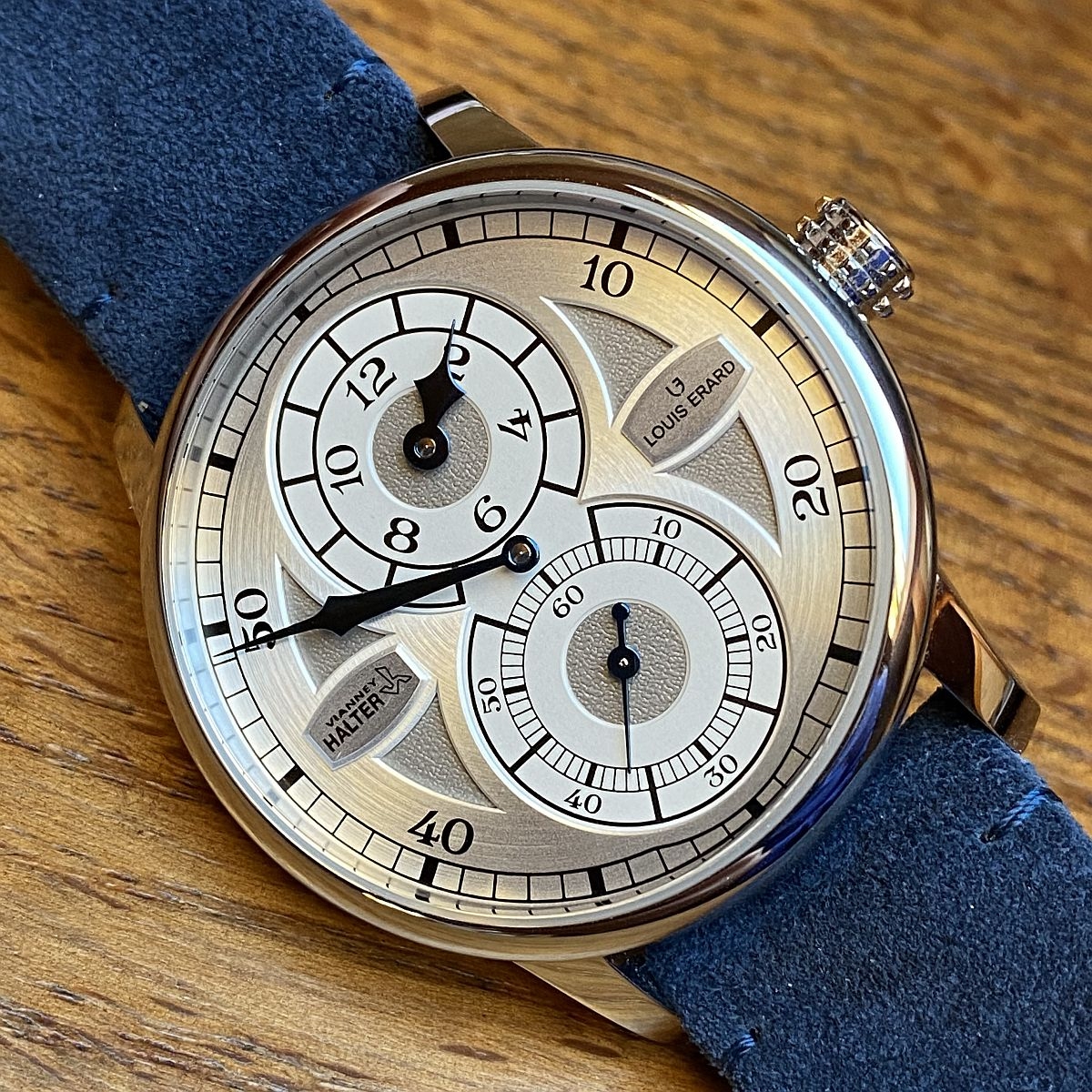 Louis Erard - Louis Erard 1931 Chronograph Automatic Brown Dial M