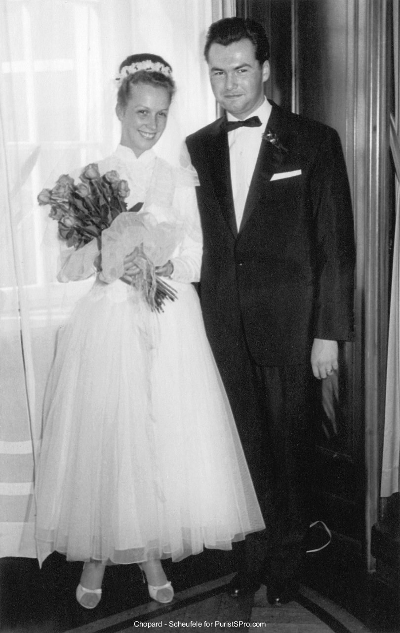 Karin and Karl Scheufele III Wedding 1957