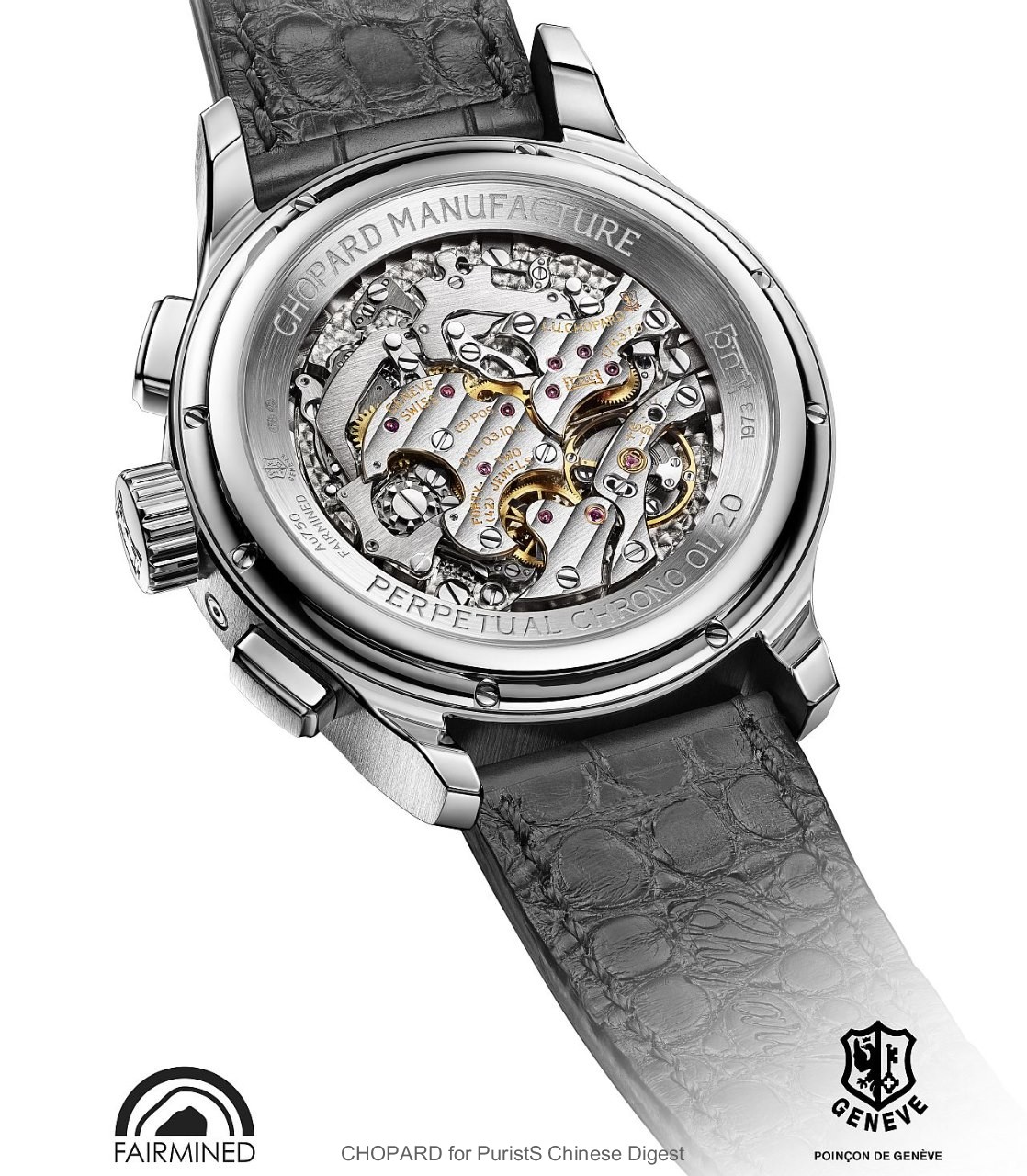 L.U.C Perpetual Chrono ref 161973-1001 back