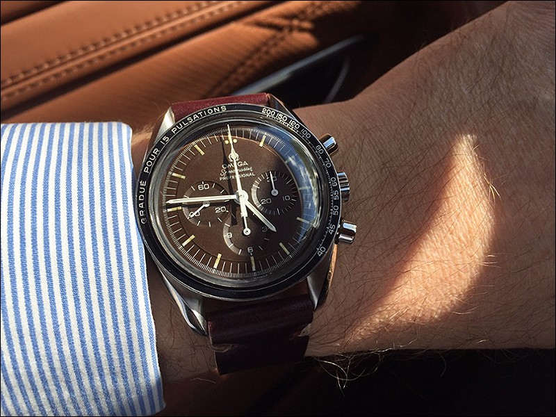 speedmaster chocolate dial