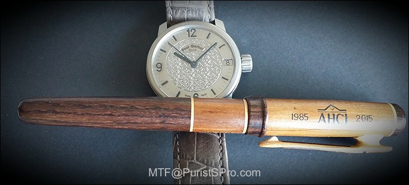 Valerii Danevych pen and Paul Gerber PuristS 10th watch