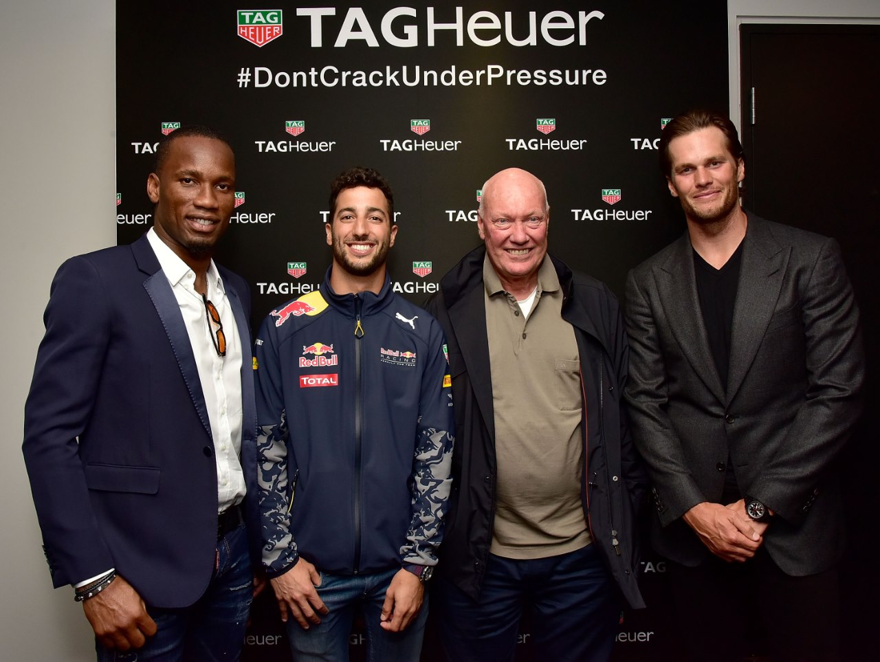 News Central - TAG Heuer celebrates Montreal F1 Grand Prix w/ Daniel  Ricciardo, Tom Brady & Didier Drogba