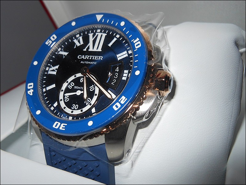 Calibre De Cartier Diver Blue