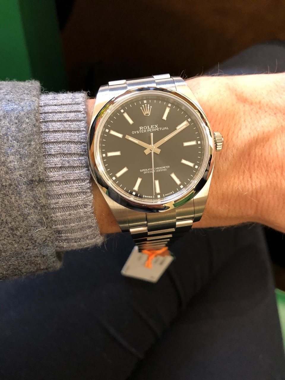 rolex op 39 black